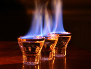 Alcohol Burning
